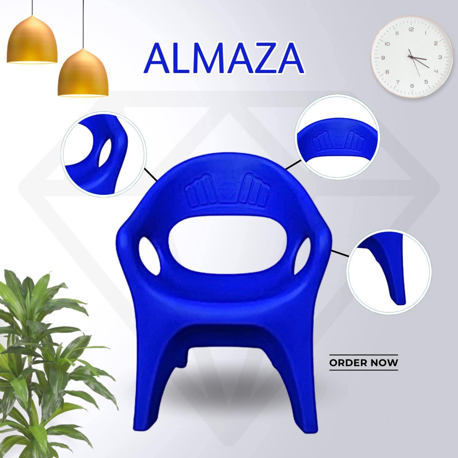 كرسى نفخ وسط الماظة