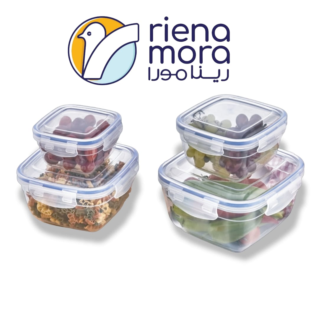 طقم ثلاجة هاى لوك 4ق مربع رينامورا